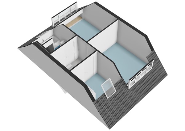 Floorplan - Lammenschansweg 125, 2313 DL Leiden
